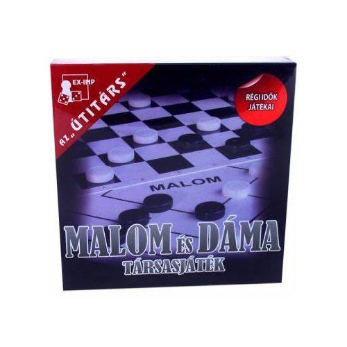 Malom és Dáma Társasjáték