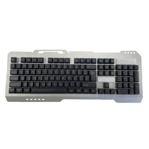 Gaming vezetékes billentyűzet A543, RGB világítás, USB, nemzetközi kiosztás, ezüst