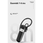 Remax Bluetooth Headset, Bluetooth V5.3 verzió, minőségi akkumulátor, akár 8 óra beszélgetés