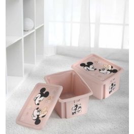 Tárolódoboz tetővel 15L Minnie Mouse