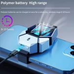 Univerzális Okostelefon hűtő, RGB világítás, gyors hűtés, könnyen hordozható, fekete