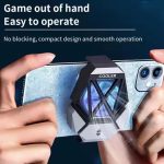 Univerzális Okostelefon hűtő, RGB világítás, gyors hűtés, könnyen hordozható, fekete