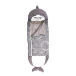 Plüssállattá alakítható hálózsák gyerekeknek Cápás hálózsák 